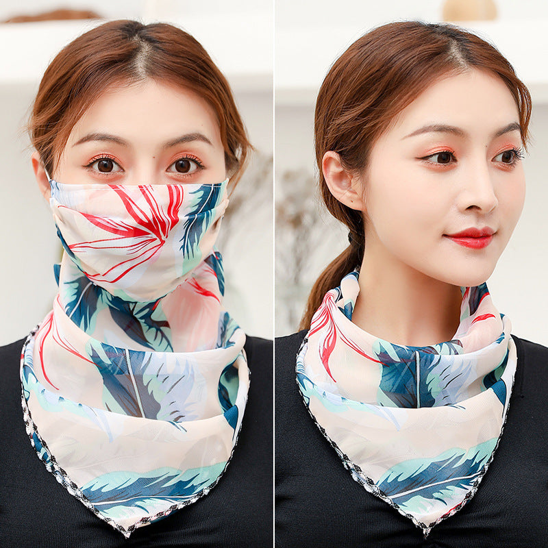 Women's sunscreen scarves