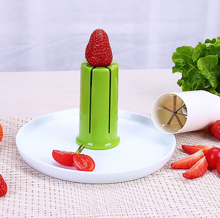 Creative Vegetable Cutters Fruit Kitchen Cucumber Carrot Divider Strawberry Slicer Splitter Kitchen Gadget Accessories