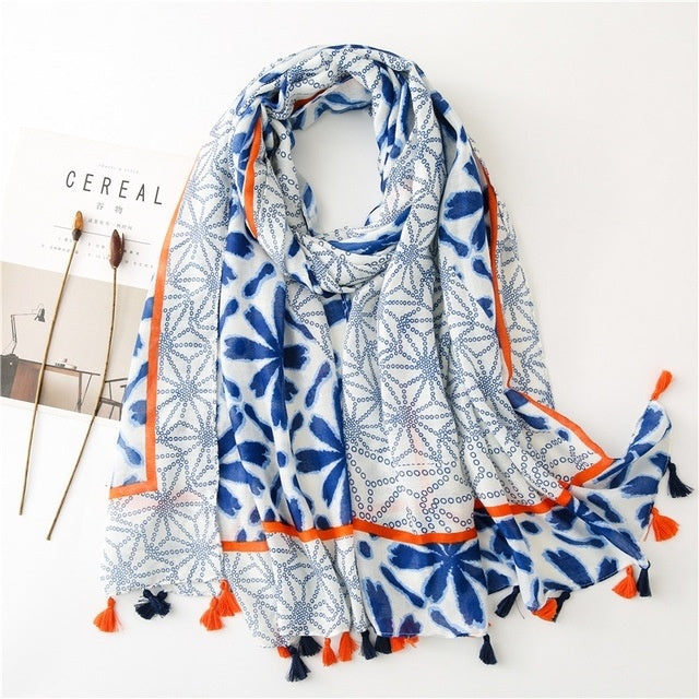 Autumn Scarf for Women Female Scarves Triangle