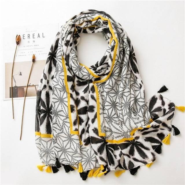 Autumn Scarf for Women Female Scarves Triangle