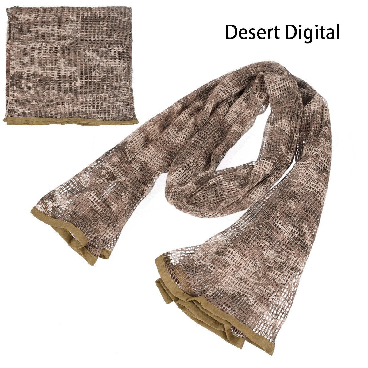 Breathable camouflage outdoor men's and women's scarves