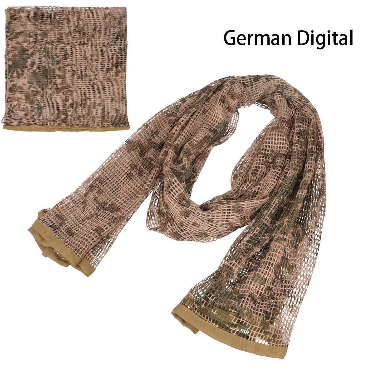 Breathable camouflage outdoor men's and women's scarves