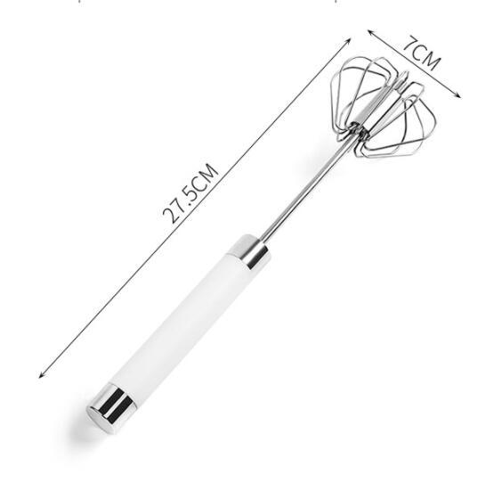 Semi-automatic Stainless Steel Egg Beater Whisk Hand Pressure Rotating Manual Mixer Egg Tools Cream Stirrer Kitchen Accessories