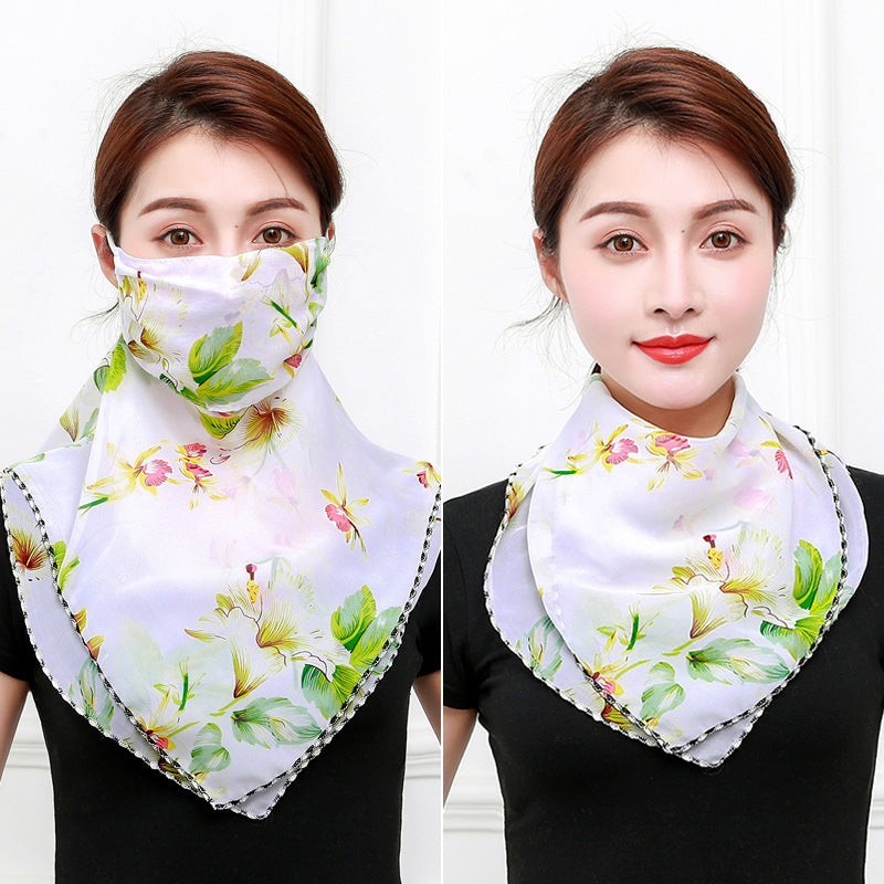 Women's sunscreen scarves