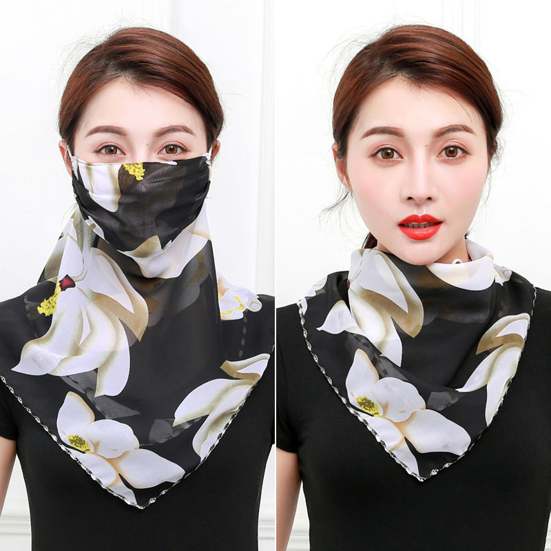 Women's sunscreen scarves