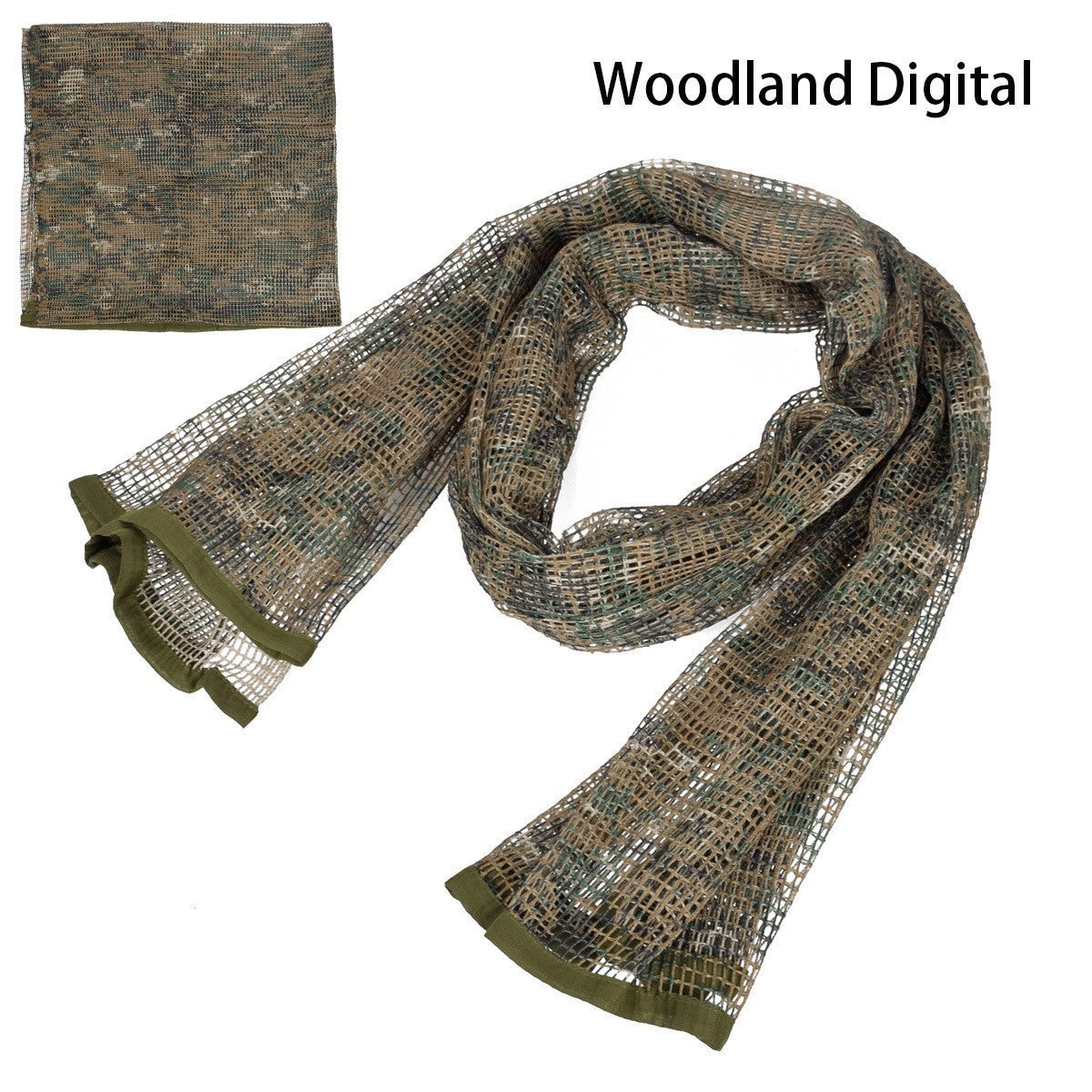 Breathable camouflage outdoor men's and women's scarves