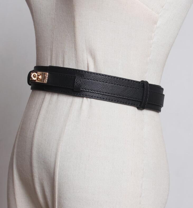 Women's Belt With Skirt Dress Girdle Decoration Simple And Versatile